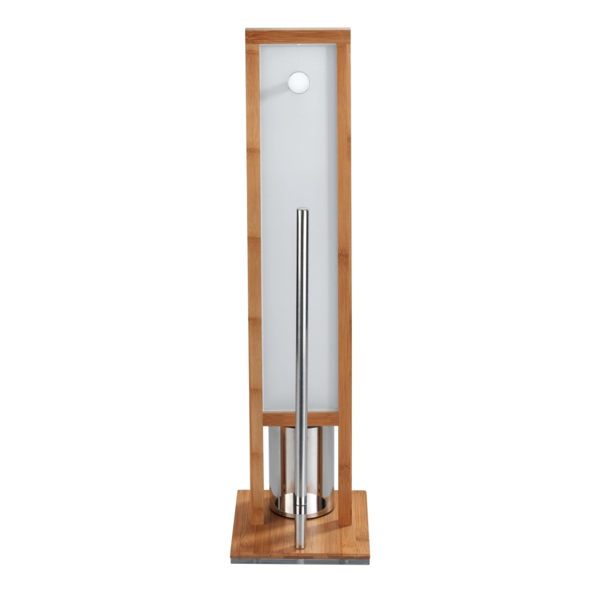 WENKO 24391100 - Escobilla para WC RIVALTA 18x70 cm marrón/blanco/negro