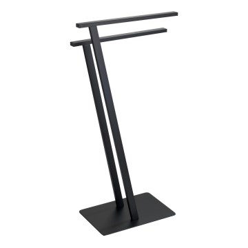WENKO 24396100 - Toallero LIRIO 20x40 cm negro