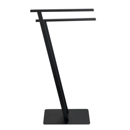 WENKO 24396100 - Toallero LIRIO 20x40 cm negro