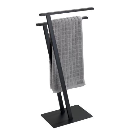 WENKO 24396100 - Toallero LIRIO 20x40 cm negro