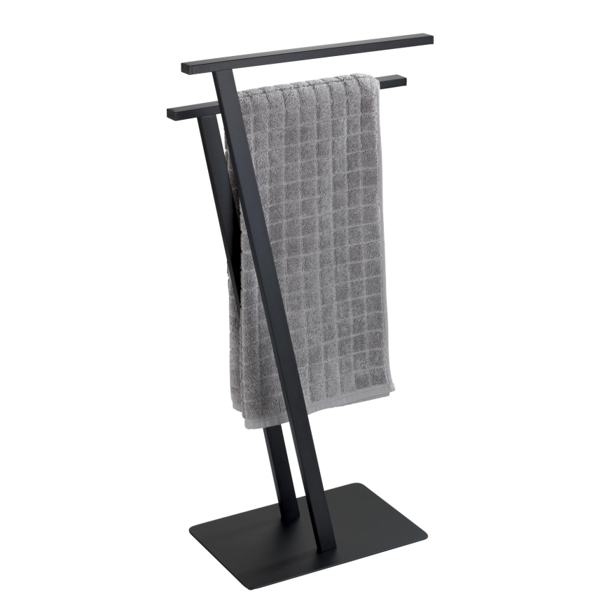 WENKO 24396100 - Toallero LIRIO 20x40 cm negro