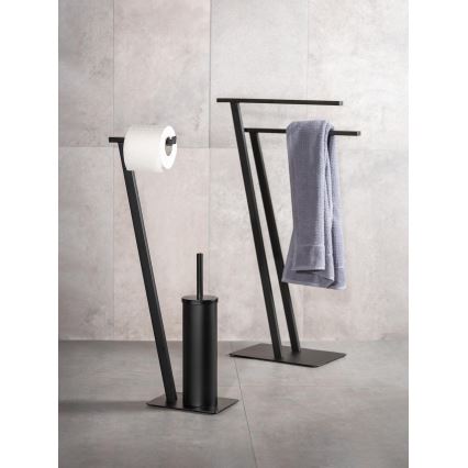 WENKO 24396100 - Toallero LIRIO 20x40 cm negro