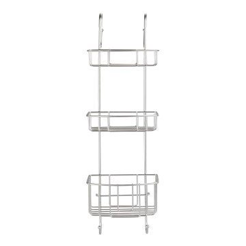 WENKO 24422100 - Estante OLESI 22,5x70 cm acero inoxidable/plata