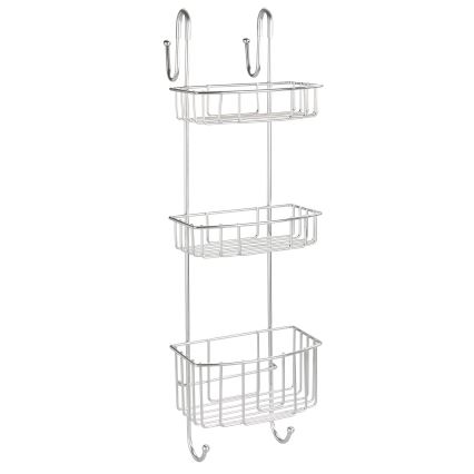 WENKO 24422100 - Estante OLESI 22,5x70 cm acero inoxidable/plata