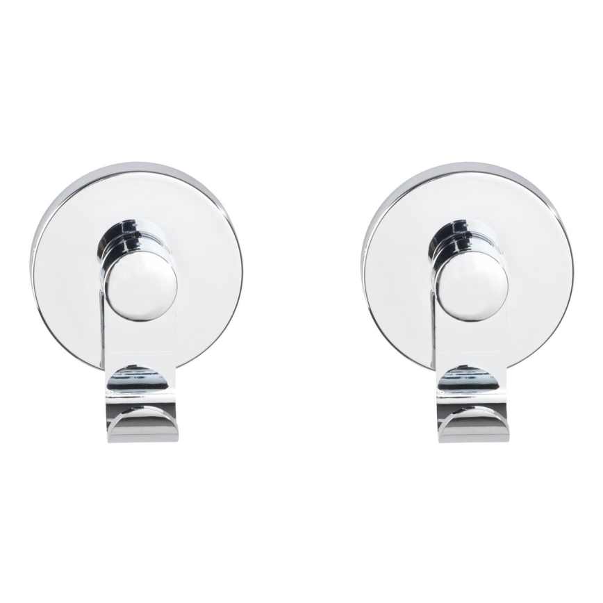 WENKO 24466100-Gancho VACUUM-LOC 6x7 cm, cromado brillante