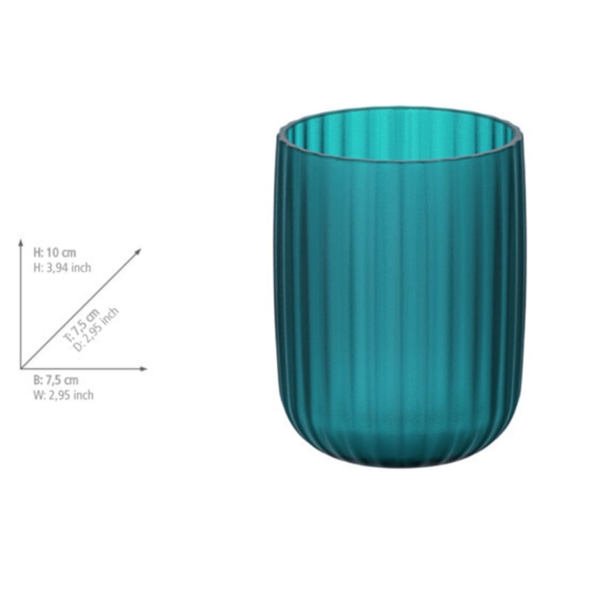 WENKO 24479100 - Vaso AGROPOLI 7,5x10 cm turquesa