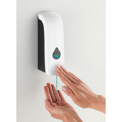 WENKO 24588100-Dispensador de jabón RANERA 740 ml blanco/negro