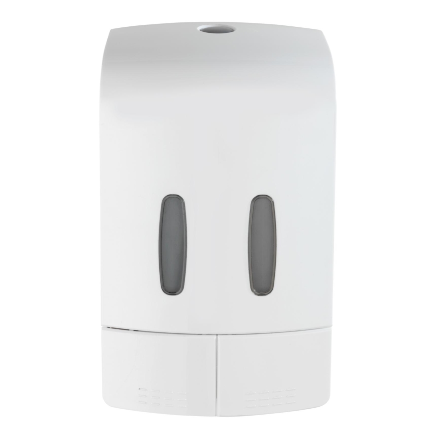 WENKO 24591100-Dispensador de jabón TARTAS 480 ml blanco/gris