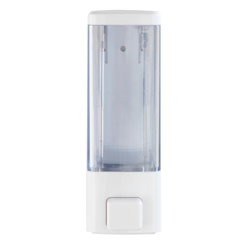 WENKO 24594100-Dispensador de jabón ISTRES 320 ml blanco/transparente