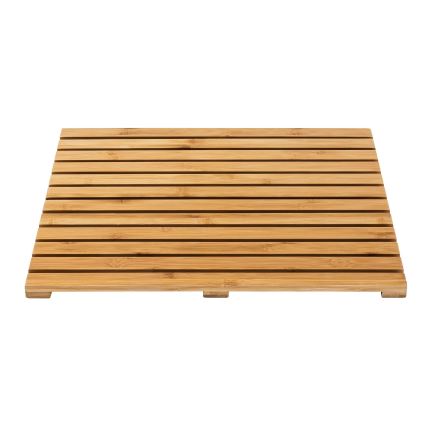 WENKO 24610100 - Felpudo BAMBUSA 50x50 cm marrón