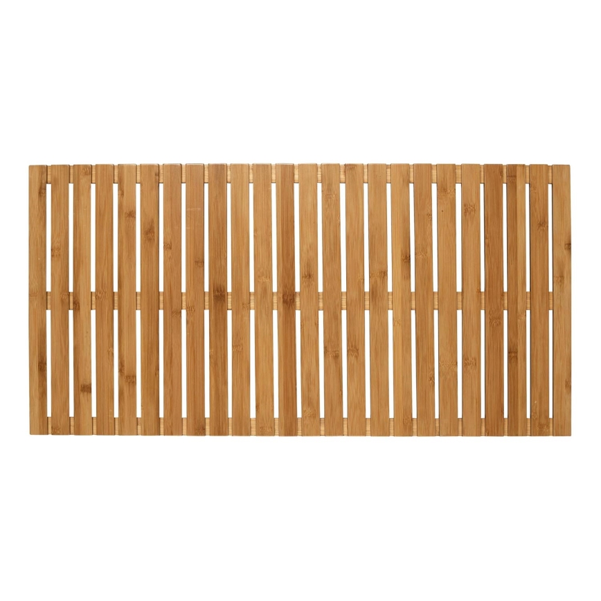 WENKO 24611100 - Felpudo BAMBUSA 100x50 cm marrón