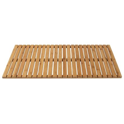 WENKO 24611100 - Felpudo BAMBUSA 100x50 cm marrón