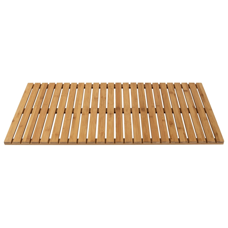 WENKO 24611100 - Felpudo BAMBUSA 100x50 cm marrón