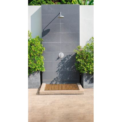 WENKO 24611100 - Felpudo BAMBUSA 100x50 cm marrón