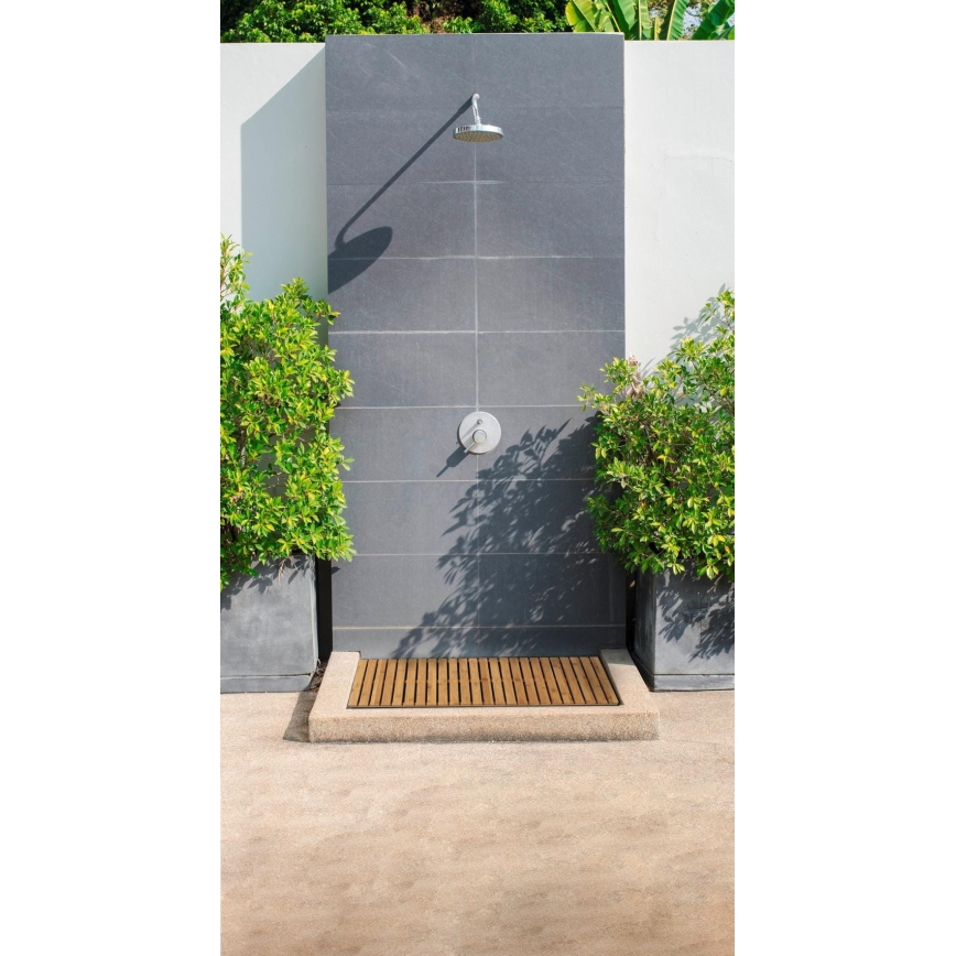 WENKO 24611100 - Felpudo BAMBUSA 100x50 cm marrón