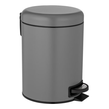 WENKO 24682100 - Cesta LEMAN 21x24 cm gris/negro