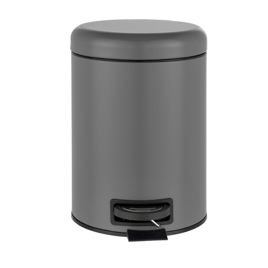 WENKO 24682100 - Cesta LEMAN 21x24 cm gris/negro