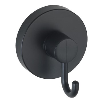 WENKO 24730100-Gancho VACUUM-LOC redondo SCHW 6x6,7 cm negro