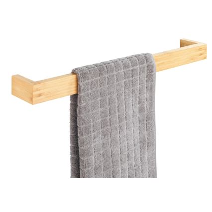 WENKO 24742100 - Toallero BAMBUSA 60x9 cm marrón