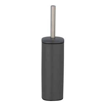 WENKO 24777100 - Set para WC ALASSIO 9,3x39,2 cm acero inoxidable/gris