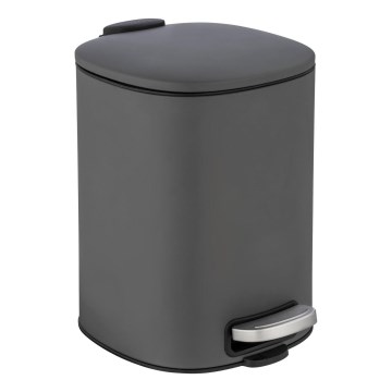 WENKO 24780100 - Cesto ALASSIO 20,5x27 cm gris/negro