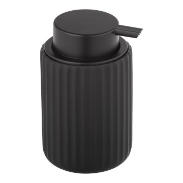 WENKO 24804100 - Dispensador de jabón BELLUNO 8x13,5 cm negro
