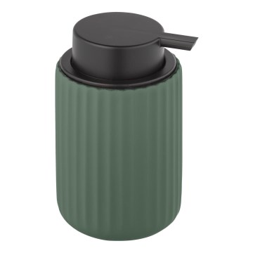 WENKO 24807100 - Dispensador de jabón BELLUNO 8x13,5 cm verde/negro