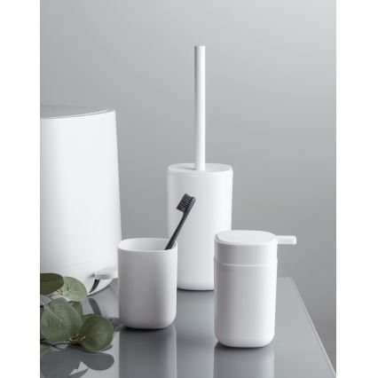 WENKO 24829100 - Dispensador de jabón DAVOS 350 ml, blanco