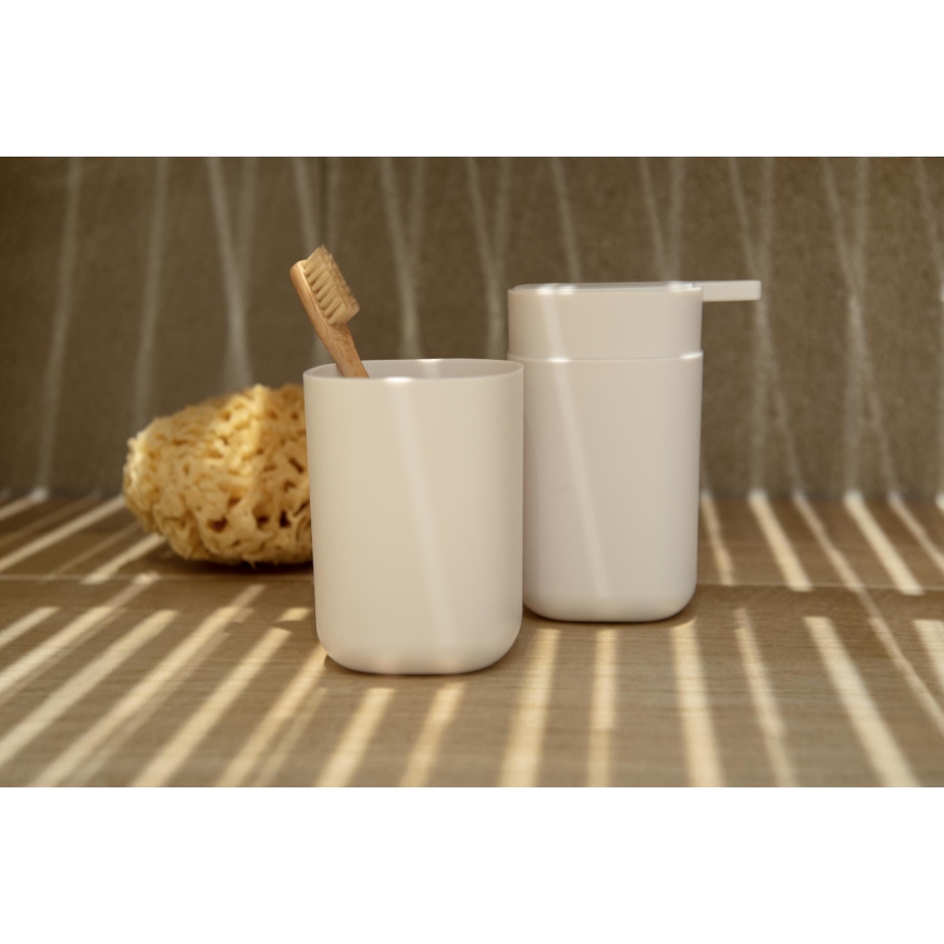 WENKO 24829100 - Dispensador de jabón DAVOS 350 ml, blanco