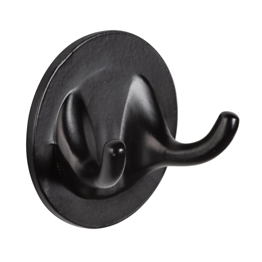 WENKO 24834100 - Limpiacristales de bambú 24,5x17 cm acero inoxidable/negro/marrón