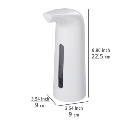 WENKO 24841100-Dispensador de jabón LARINO 9x21,5 cm blanco