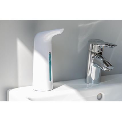WENKO 24841100-Dispensador de jabón LARINO 9x21,5 cm blanco