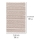 WENKO 24868100-Alfombra de baño SHAKI 50x80 cm beige/blanco
