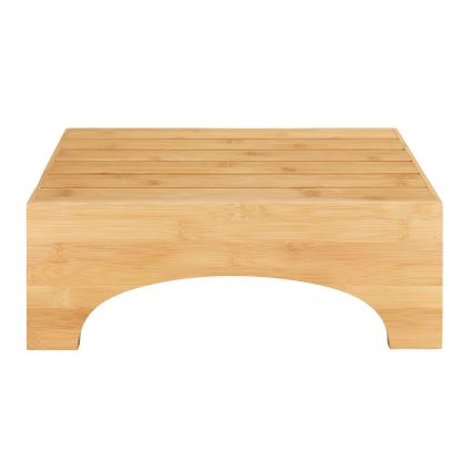 WENKO 24870100 - Taburete BAMBUSA 40x30 cm marrón