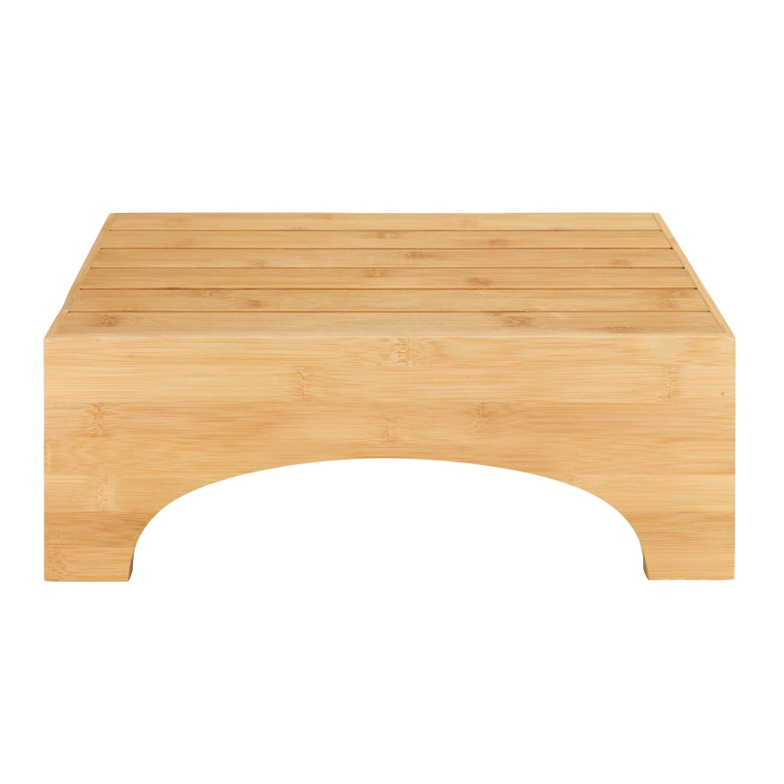 WENKO 24870100 - Taburete BAMBUSA 40x30 cm marrón