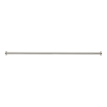 WENKO 24888100 - Barra de ducha LUZ 185x2,8 cm acero inoxidable/cromo brillante