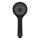 WENKO 24922100 - Cabezal de ducha WATERSAVING SYSTEM 9,5x9,5 cm negro