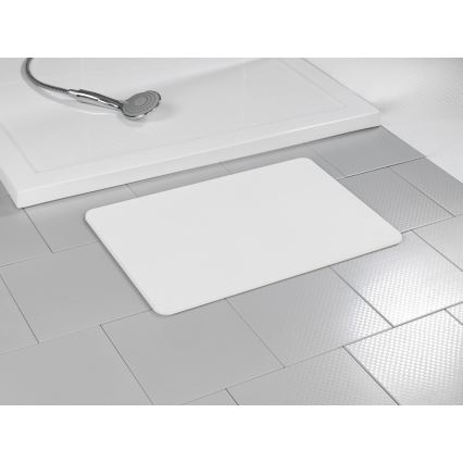 WENKO 24935100-Alfombrilla SIMI 39x60 cm blanca