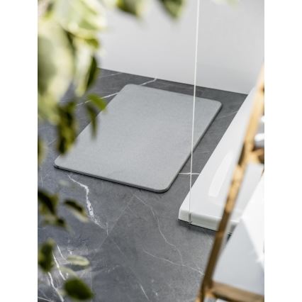 WENKO 24936100 - Alfombrilla SIMI 39x60 cm, gris
