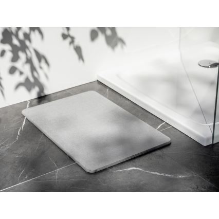WENKO 24936100 - Alfombrilla SIMI 39x60 cm, gris
