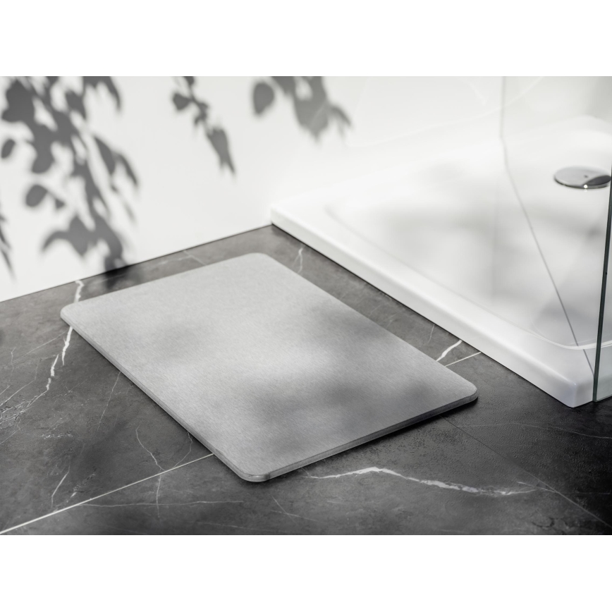 WENKO 24936100 - Alfombrilla SIMI 39x60 cm, gris