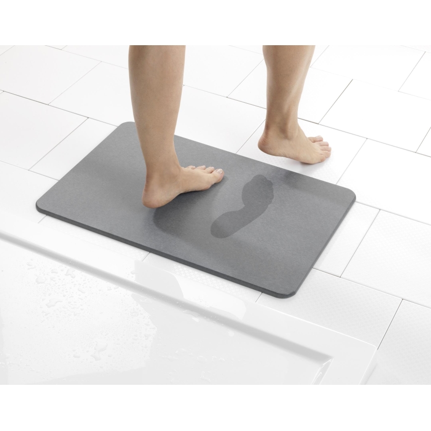 WENKO 24936100 - Alfombrilla SIMI 39x60 cm, gris