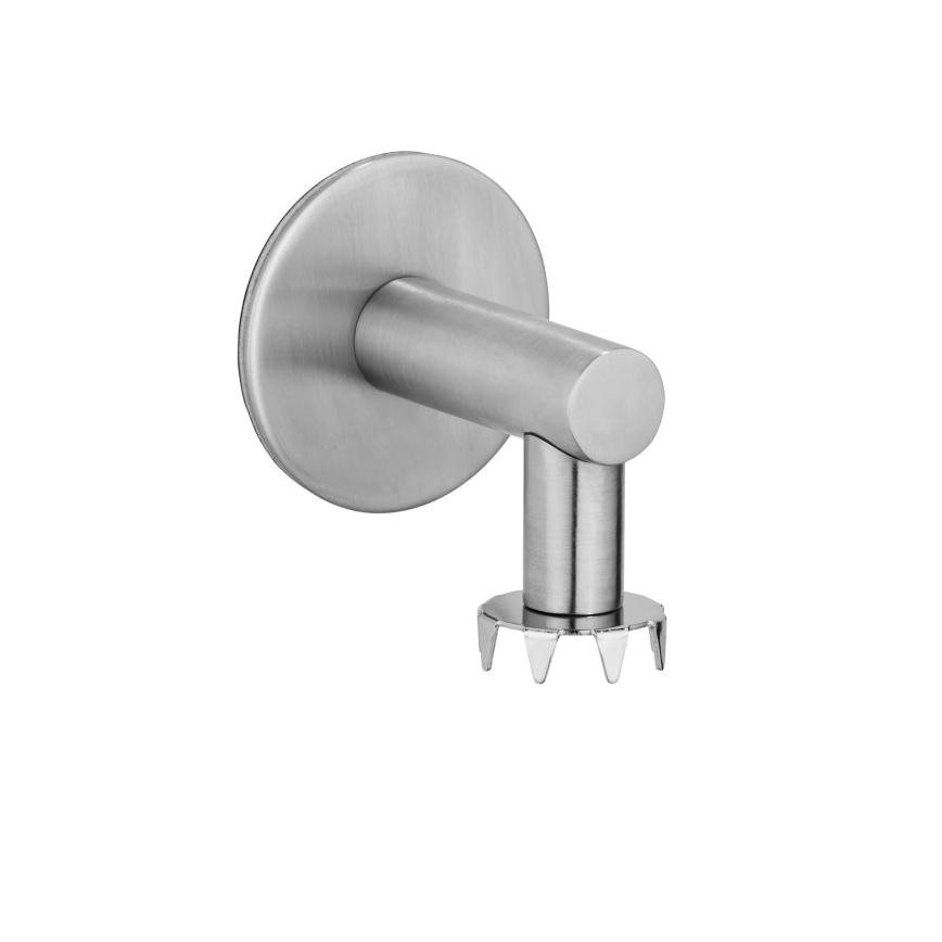 WENKO 24971100-Soporte para jabón TURBO-LOC 4,5x7 cm plateado