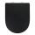 WENKO 24989100 - Asiento de inodoro EXCLUSIVO 36,5x45 cm negro/plateado