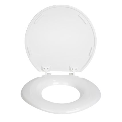 WENKO 25112100-WC asiento de inodoro TORINO 44x43,5 cm blanco