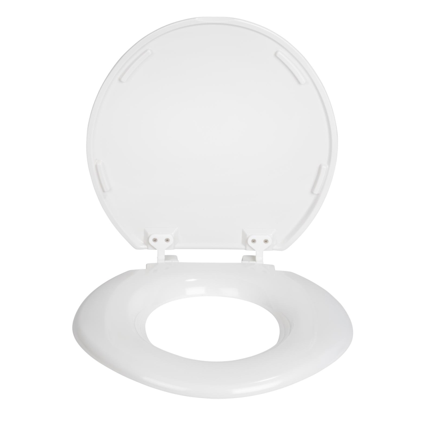 WENKO 25112100-WC asiento de inodoro TORINO 44x43,5 cm blanco