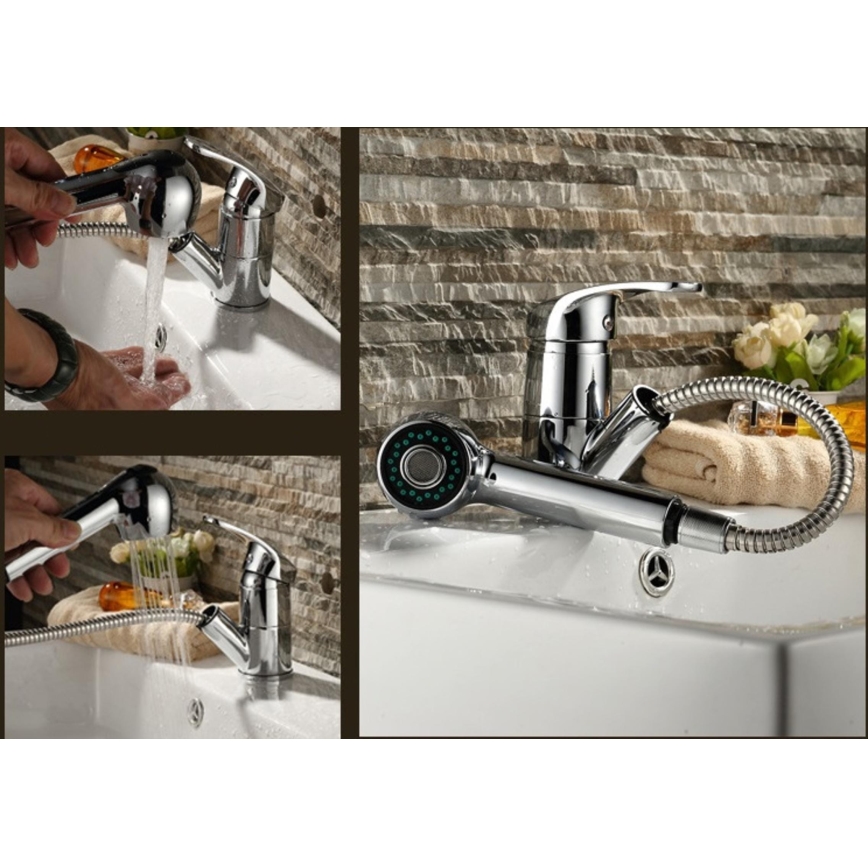 WENKO 25118100 - Cabezal de ducha SISTEMA DE AHORRO DE AGUA 4,6x4,6 cm cromado