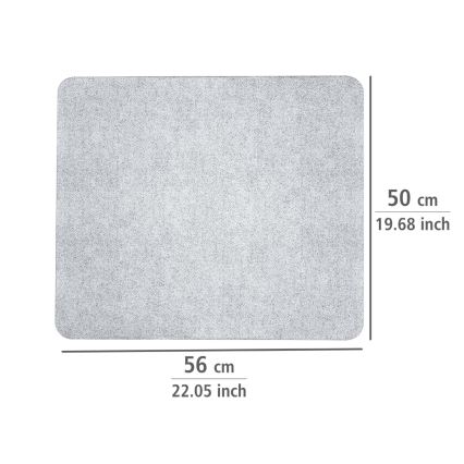 WENKO 2511910800 - Cubierta protectora 50x56 cm transparente/gris