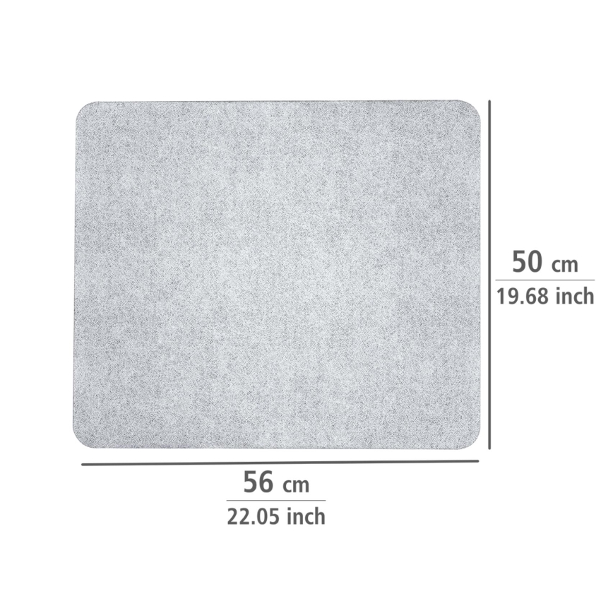 WENKO 2511910800 - Cubierta protectora 50x56 cm transparente/gris