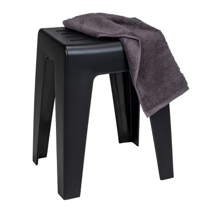 WENKO 25156100 - Taburete KUMBA 38x47 cm negro